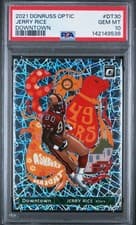 Jerry Rice 2021 Panini Donruss Optic Downtown card