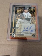 2025 Topps Gilded Collection Chrome Gold Autographs Keider Montero #CGA-KM card