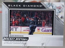 2024-25 Upper Deck Black Diamond Hockey History Patches Alex Ovechkin #HHP-AO card