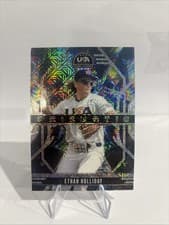 2026 Panini Stars & Stripes Prizm Prizmatic Ethan Holliday #12 card