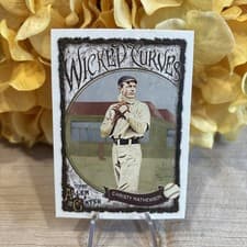 2025 Topps Allen & Ginter Wicked Curves Christy Mathewson #WC-38 card