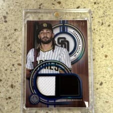 2025 Topps Tribute Single-Player Dual Relics Fernando Tatis Jr. #DR-FTJ card