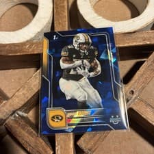 2025 Bowman University Chrome Sapphire Base Set Ahmad Hardy #176 card