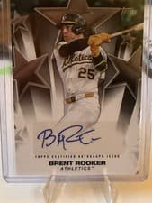 2025 Topps Update Baseball Stars Autographs Brent Rooker #BSAU-BR card