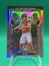 Bo Nix 2024 Panini Mosaic Money card
