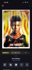 2025-26 Finest Aura Ace Bailey #AU-20 card