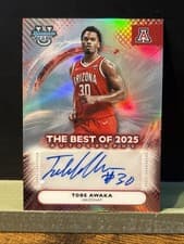 2025-26 Bowman University Best The Best of 2025 Autographs Tobe Awaka #BA-TA card