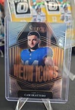 2025 Panini Select Neon Icons Cam Skattebo #20 card