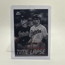 2025 Topps Black & White Time Lapse Cal Ripken Jr. #TL8 card