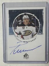 2024-25 SP Authentic UD Authentics Pavel Mintyukov #UDA-PM card