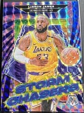 2024-25 Panini Mosaic Storm Chasers LeBron James #20 card