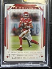 2025 Panini National Treasures Treasured Moments Patrick Mahomes II #3 card