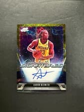 2025-26 Topps Cosmic Chrome Singularity Signatures Aaron Nesmith #SS-AN card