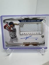 2025 Topps Inception MLB First Milestone Autograph Relics Kristian Campbell #FMAR-KC card