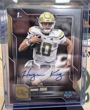 2025 Bowman University Chrome Chrome Prospect Autographs Haynes King #BCA-HK card