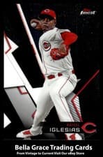 Raisel Iglesias 2018 Topps Finest card