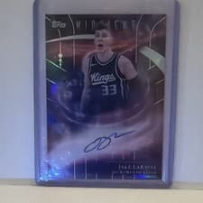 2025-26 Topps Midnight Stroke of Midnight Autographs Jake LaRavia #SM-JL card