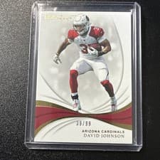 David Johnson 2019 Panini Immaculate Collection card