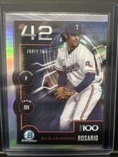 2025 Bowman Bowman Scouts Top 100 Alejandro Rosario #BTP-42 card