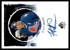 2024-25 SP Authentic UD Authentics Mike Ricci #UDA-MR card