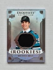 2025-26 Upper Deck Black Diamond Exquisite Rookie Patch Michael Misa #RP-MM card