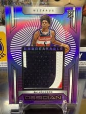 2024-25 Panini Obsidian Unbreakable Memorabilia AJ Johnson #UM-AJJ card