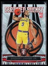 2024-25 Panini Totally Certified Certified Bucket Bronny James Jr. #18 card
