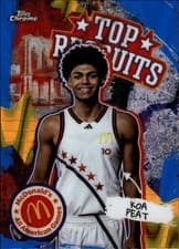 2025 Topps Chrome McDonald's All American Top Recruits Koa Peat #TP-13 card