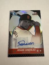 2025 Bowman Chrome Ascensions Autographs Josuar Gonzalez #BAA-JG card