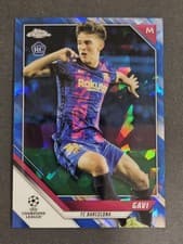 Gavi 2021 Topps Chrome UEFA Champions League card