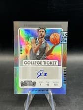 Jean Montero 2022 Panini Chronicles Draft Picks Contenders College Ticket Autograph card