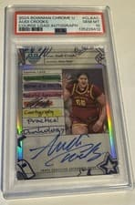 Audi Crooks 2024-25 Bowman University Chrome Course Load Autographs card