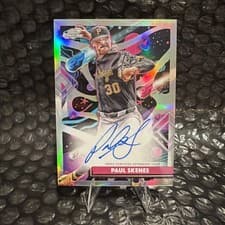2025 Topps Cosmic Chrome Cosmic Chrome Autographs Paul Skenes #CCA-PS card