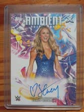 2025 Topps Exalted WWE Wrestling Ambient Autographs Stacy Keibler #AMA-SKB card