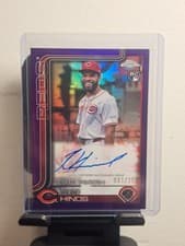 2025 Topps Chrome Update Rookie Debut Autographs Rece Hinds #CRDA-RH card
