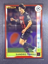 Sandro Tonali 2022 Topps Merlin Chrome UEFA Club Competitions card