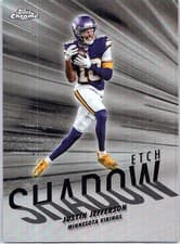 2025 Topps Chrome Shadow Etch Justin Jefferson #SE-21 card