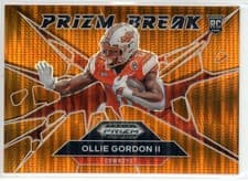 2025 Panini Prizm Draft Picks Prizm Break Ollie Gordon II #11 card