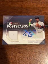2024 Topps Postseason Performance Autograph Relic Geraldo Perdomo #PPAR-PER card