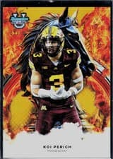 2025 Bowman University Best Workhorse Koi Perich #W-20 card