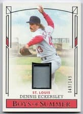 2024 Panini Boys of Summer Pastime Materials Dennis Eckersley #PM-DE card