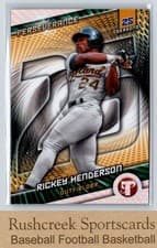 2025 Topps Pristine Perseverance Rickey Henderson #P-2 card