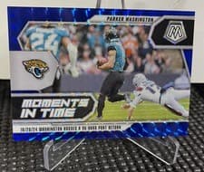 2025 Panini Mosaic Moments in Time Parker Washington #18 card