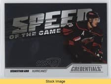 2024-25 Upper Deck Credentials Speed of the Game Stars Sebastian Aho #SG-SA card