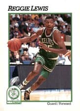 Reggie Lewis 1991-92 Hoops Base Set card