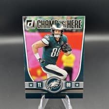 2025 Donruss Champ is Here Dallas Goedert #CIH-DGT card