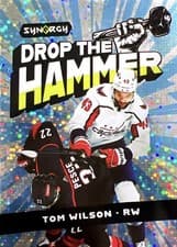 Tom Wilson 2024-25 Upper Deck Synergy Drop the Hammer! card