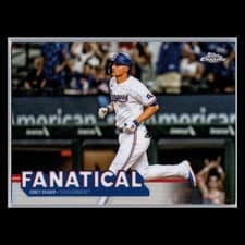 2025 Topps Chrome Fanatical Corey Seager #FAN-11 card