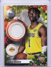 Adou Thiero 2025-26 Topps Holiday Player Relics card