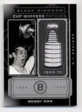 Bobby Orr 2021 Upper Deck Black Diamond Cup Winners card